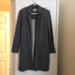 Tart Collections Gray Long Blazer